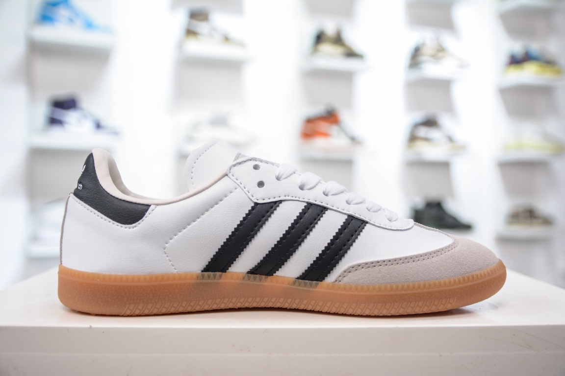 E Adidas Gazelle Indoor Traine Gazelle inner training series low-top retro versatile casual sports moral training style sneakers HP3354