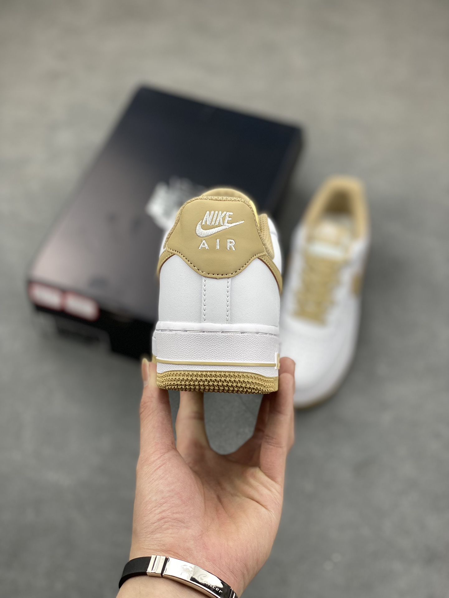 Nike Air Force 1 '07 Low Casual Sneakers - White/Khaki -JX2696-851 5 i1685299132 1974 3
