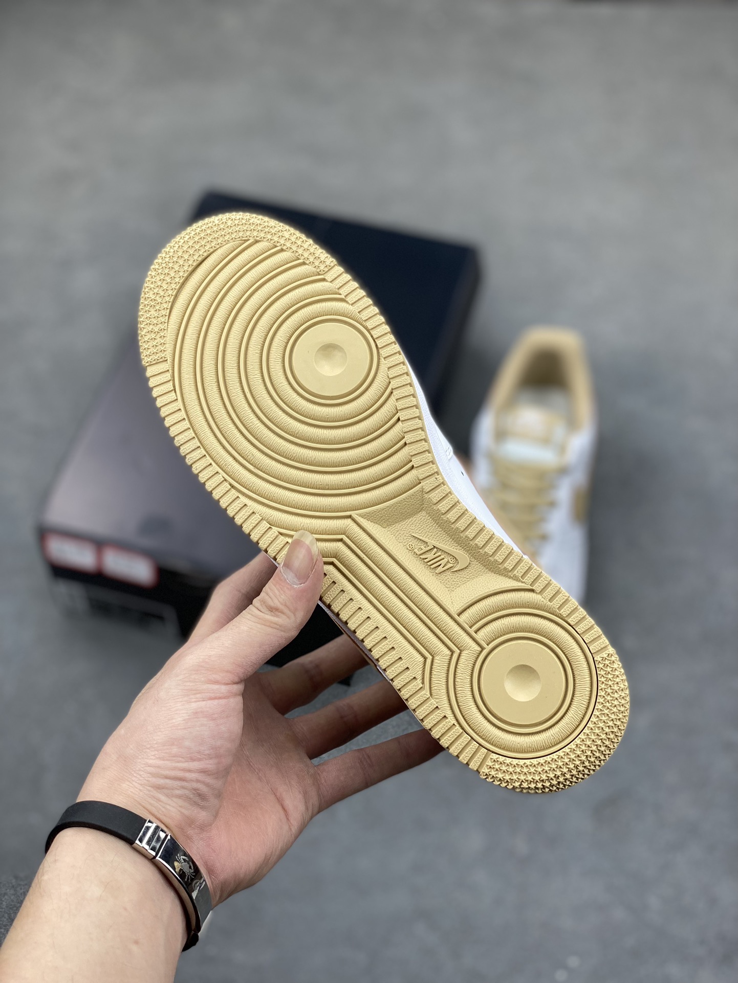 Nike Air Force 1 '07 Low Casual Sneakers - White/Khaki -JX2696-851 7 i1685299132 5026 5