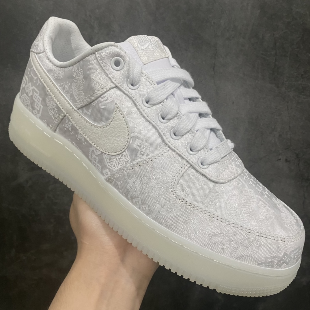 图片[3]-【Top纯原】CLOT x NK Air Force 1 空军联名白丝绸 AO9286-100目前市场仅有的高端版本n注意此版本鞋带没有打蜡 全套原原楦纸版 越南原大装底内置全气掌垫 采用韩原国装进口丝绸内层采原用厂Sadisa头皮层料 双可层撕 可性玩极高3D精准雕刻纹理晰清细致 全套同官步方原厂配件官正方确原盒包装 中底原拉厂帮  尺码：36 36.5 37.5 38 38.5 39 40 40.5 41 42 42.5 43 45 46-莆田鞋批发中心