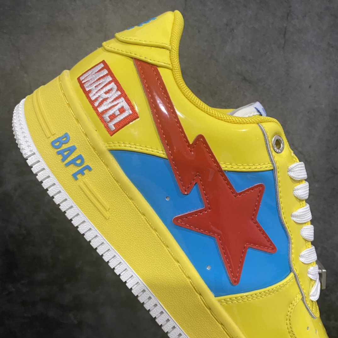 [C version pure original] Marvel x Bape Sta To Low ape head classic low-top sports and leisure sneakers