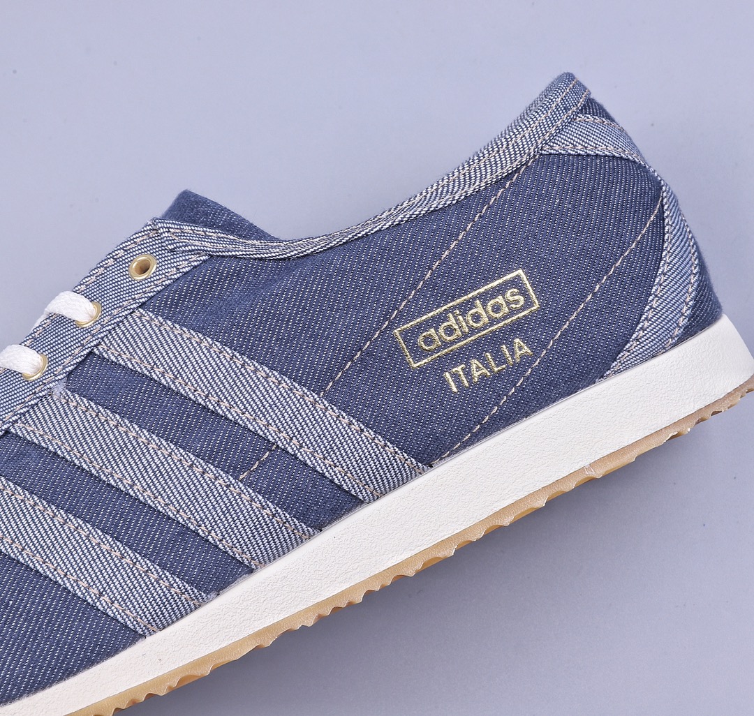 Adidas Originals Denim Italia Spzl HP8843 Adidas non-slip wear-resistant low-top sports casual shoes