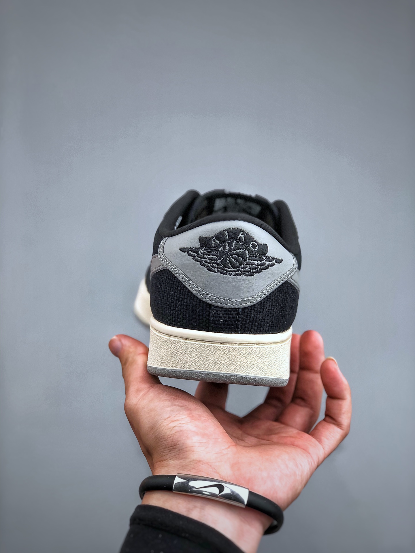 篮球鞋, 球鞋, Jordan Air Jordan 1KO Low“Shadow", DX4981-002, Air Jordan 1 - 乔丹 Jordan Air Jordan 1KO Low“Shadow" 耐磨透气 低帮 复古篮球鞋 男款 黑灰 DX4981-002