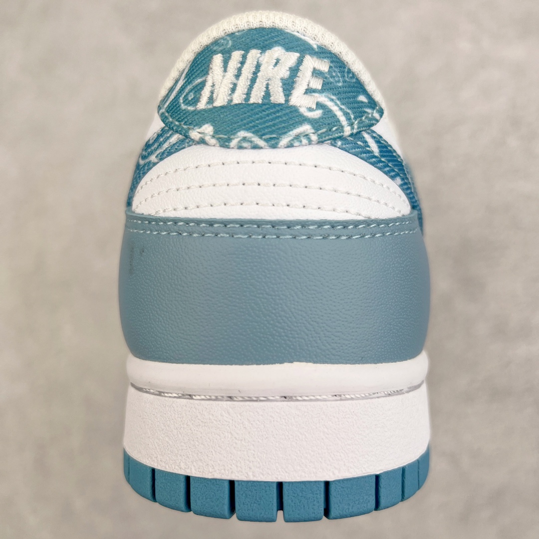 图片[8]-零售💰180 ＃KZ神版福利回馈‼NK Dunk Low \”Blue Paisley\” 蓝色佩斯利腰果花 DH4401-101 毫无疑问市场中端王者 全码福利开炸 长期补货价格一步到位 毫无疑问市场中端王者 实力大厂出品 新配色陆续开发 利润个位数只为口碑 全套原纸板楦头开发 确保原汁原味 完美呈现DUNK版型 一比一鞋头弧度高度鞋身弧度 此版本只针对中端市场 皮料材质有所更替 其他数据细节工艺流程均保持一致 绝不口嗨 细节品控鞋型随意对比 独家私模官方第六代原厂航空铝磨具打磨大底 鞋头坡度极致还原 无解鞋型 原盒原配 圈内天花板工艺 原厂玻璃冲刀 超高清洁度 全鞋零毛边皮料切割 原厂中底布点胶 中底布拉帮走线遵循公司 SIZE：36 36.5 37.5 38 38.5 39 40 40.5 41 42 42.5 43 44 44.5 45 46 47.5 编码：by1936080-运动鞋