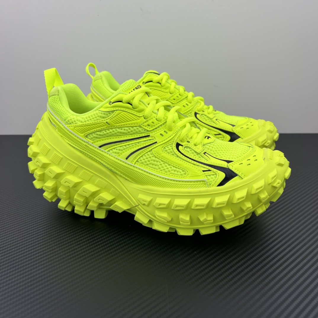 Balenciaga BLCG Defender zapatos con neumáticos verde fluorescente Talla 35-46