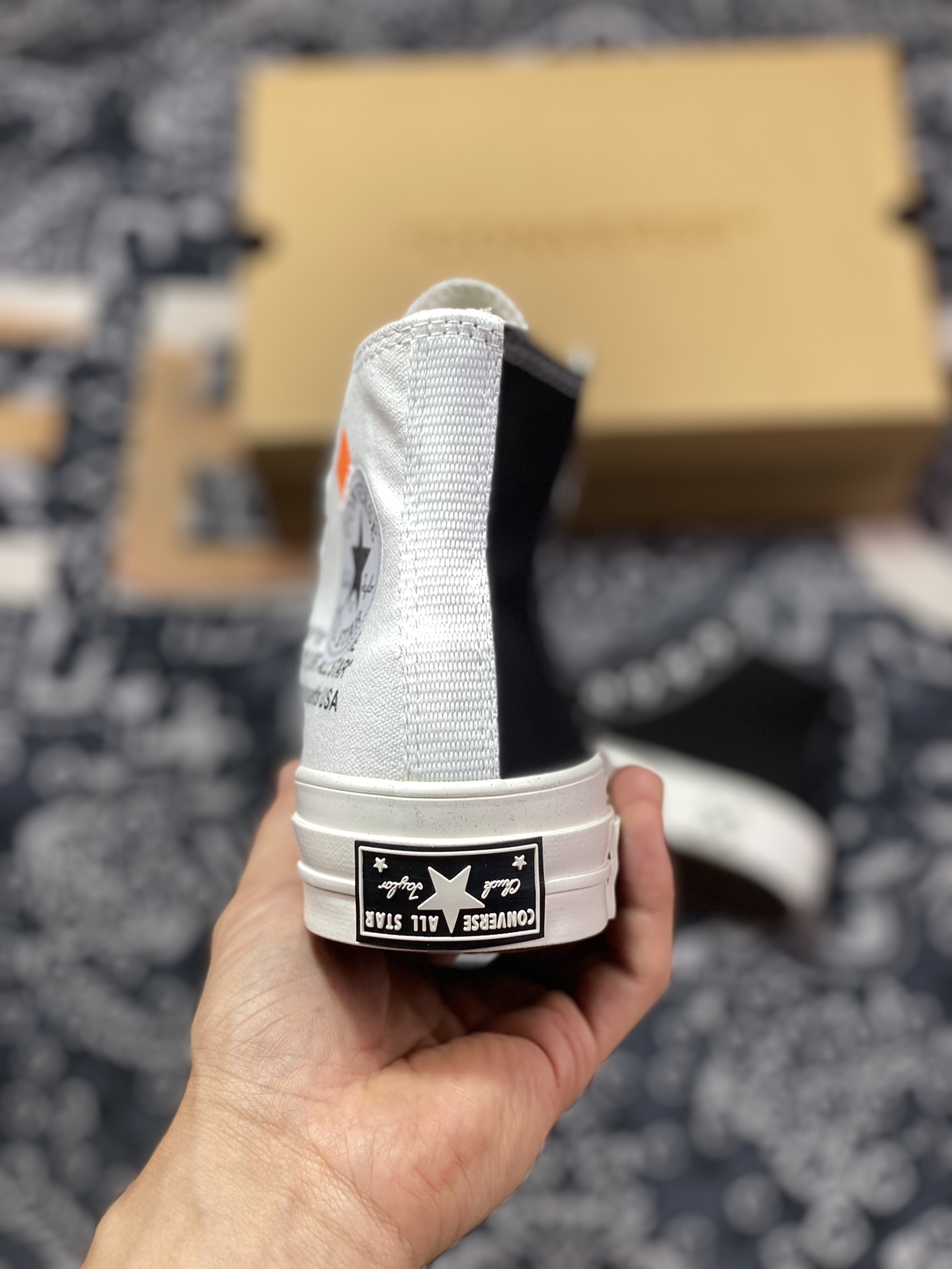 150  Virgil Abloh限量 OFF-WHITE x Converse 3.0 OW 匡威联名黑白阴阳帆布鞋