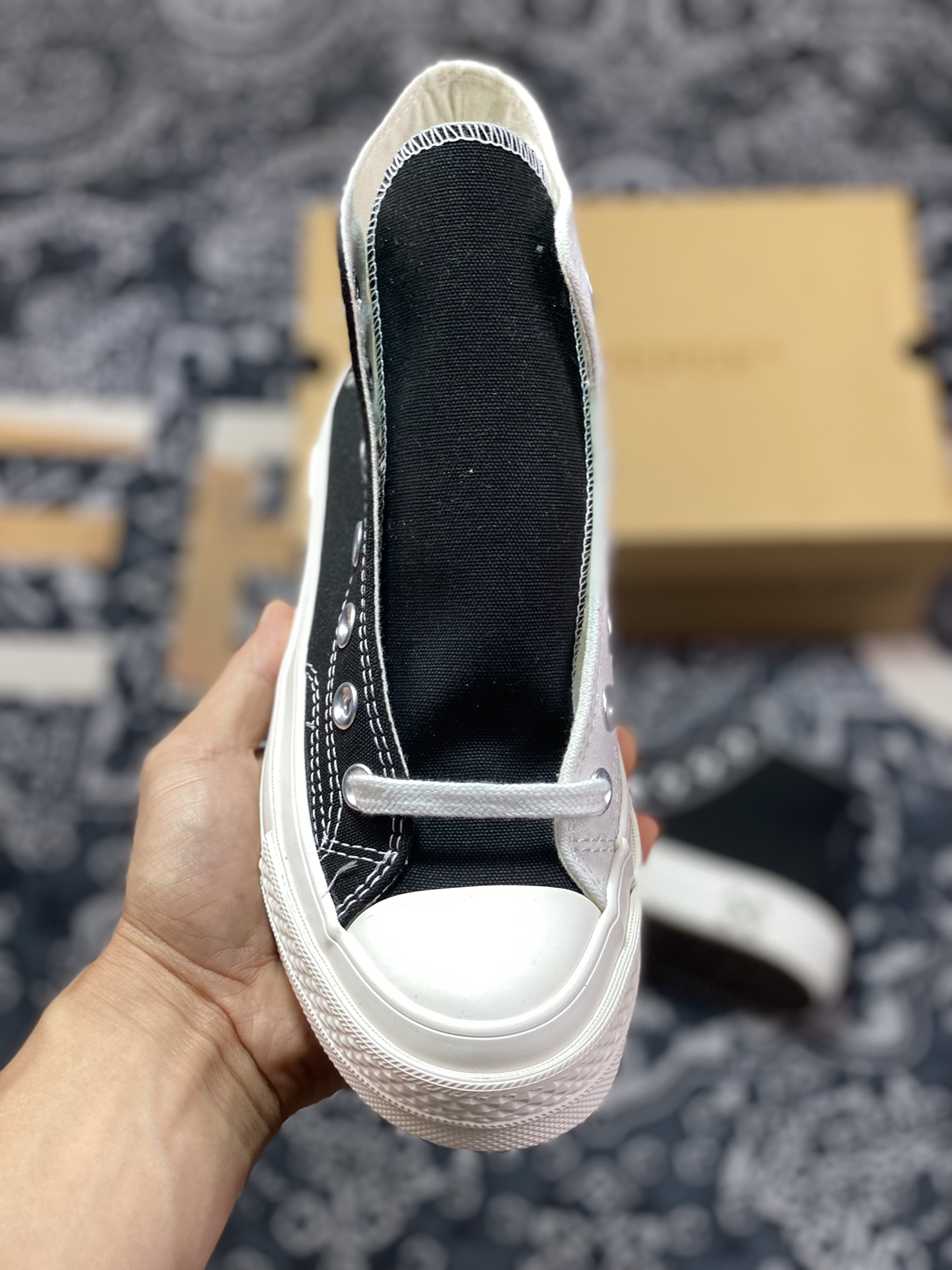 150  Virgil Abloh限量 OFF-WHITE x Converse 3.0 OW 匡威联名黑白阴阳帆布鞋