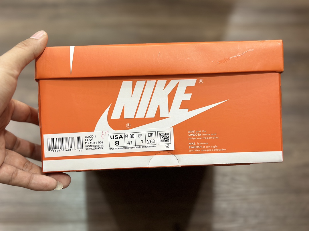 200 Air Jordan Low Shadow AJ1 乔1黑灰色 文化休闲鞋 DX4981-002