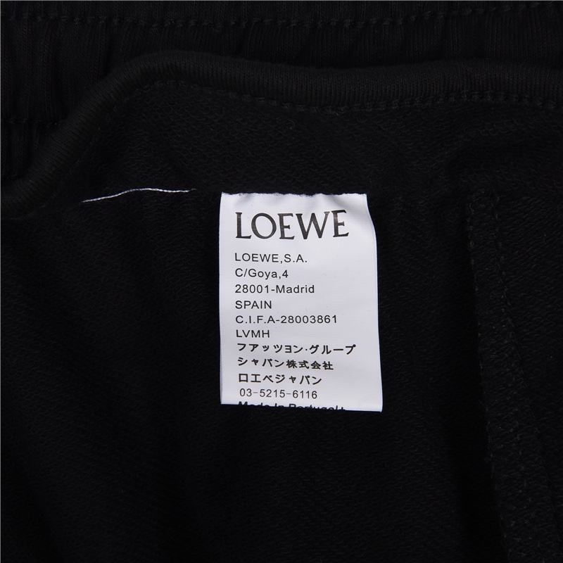 200 Loewe/罗意威 拼色编花织带刺绣短裤