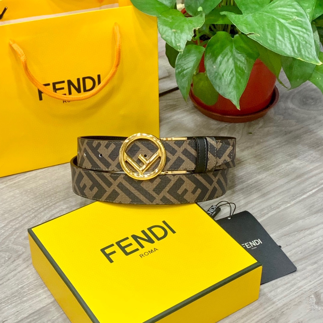 FENDI/芬迪宽35mm原单进口双