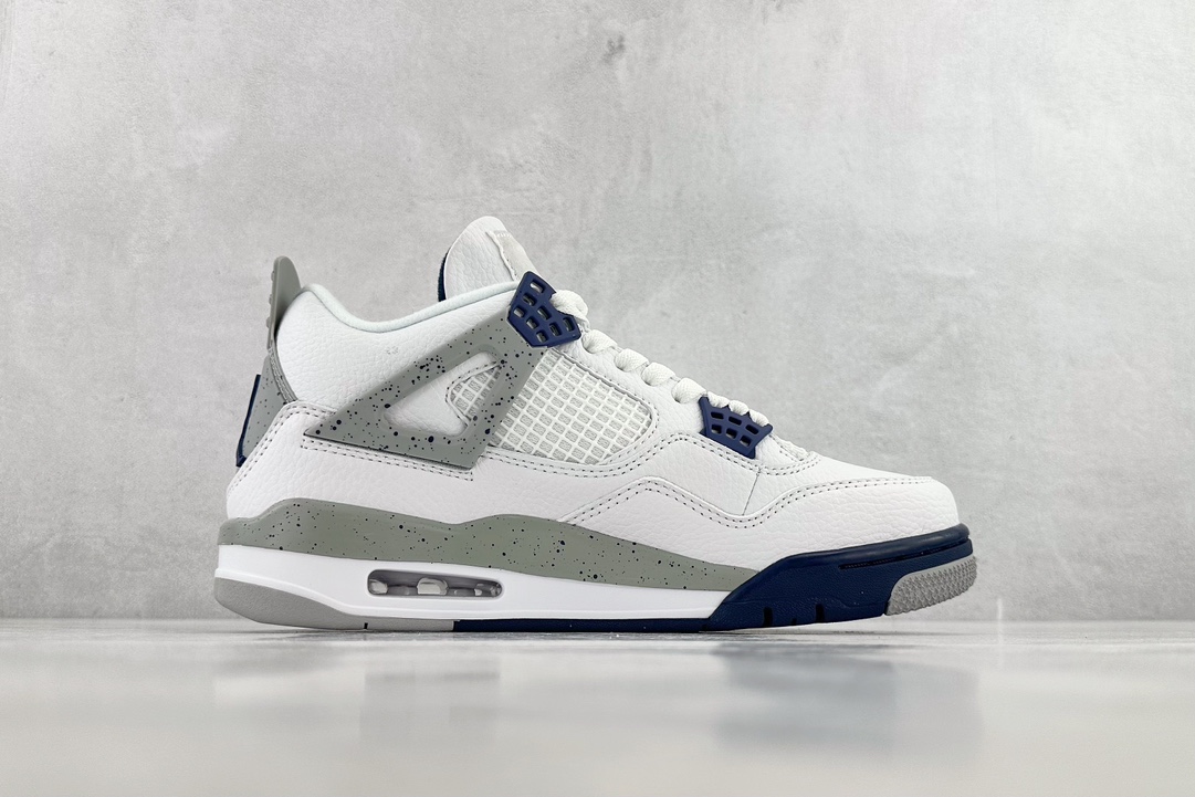 Air Jordan 4 Retro “Midnight Navy” midnight blue DH6927-140, the preferred version for foreign trade/retail on TK platform