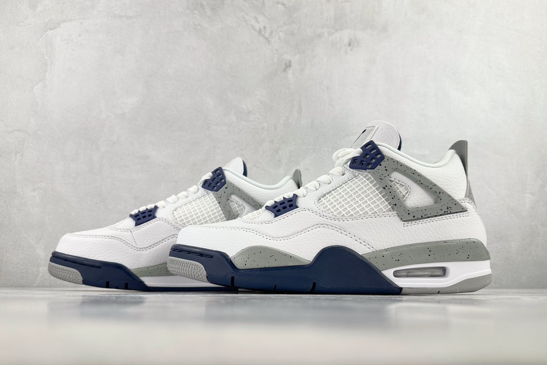 Air Jordan 4 Retro “Midnight Navy” midnight blue DH6927-140, the preferred version for foreign trade/retail on TK platform