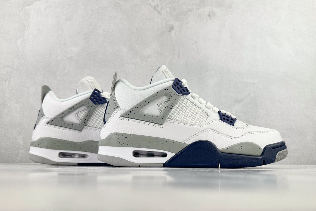 Air Jordan 4 Retro “Midnight Navy” midnight blue DH6927-140, the preferred version for foreign trade/retail on TK platform