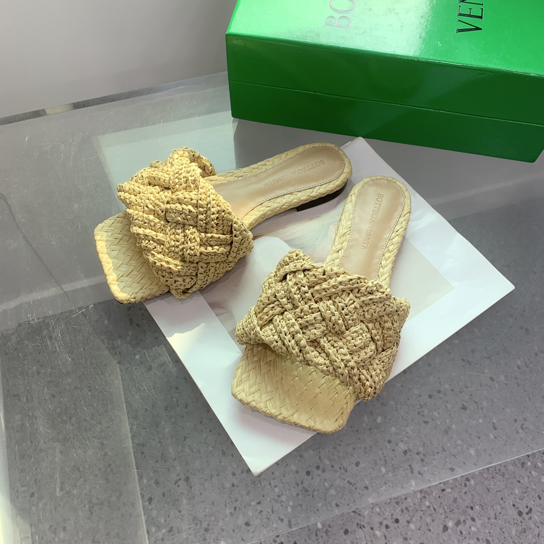 Bottega Veneta BV Butterfly Flat Shoes: Hand-Weaved Italian Leather Slippers, Comfortable and Stylish - 图片 3