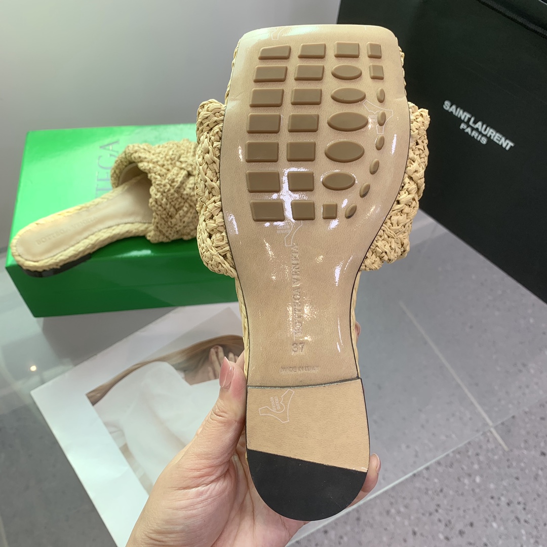 Bottega Veneta BV Butterfly Flat Shoes: Hand-Weaved Italian Leather Slippers, Comfortable and Stylish - 图片 9