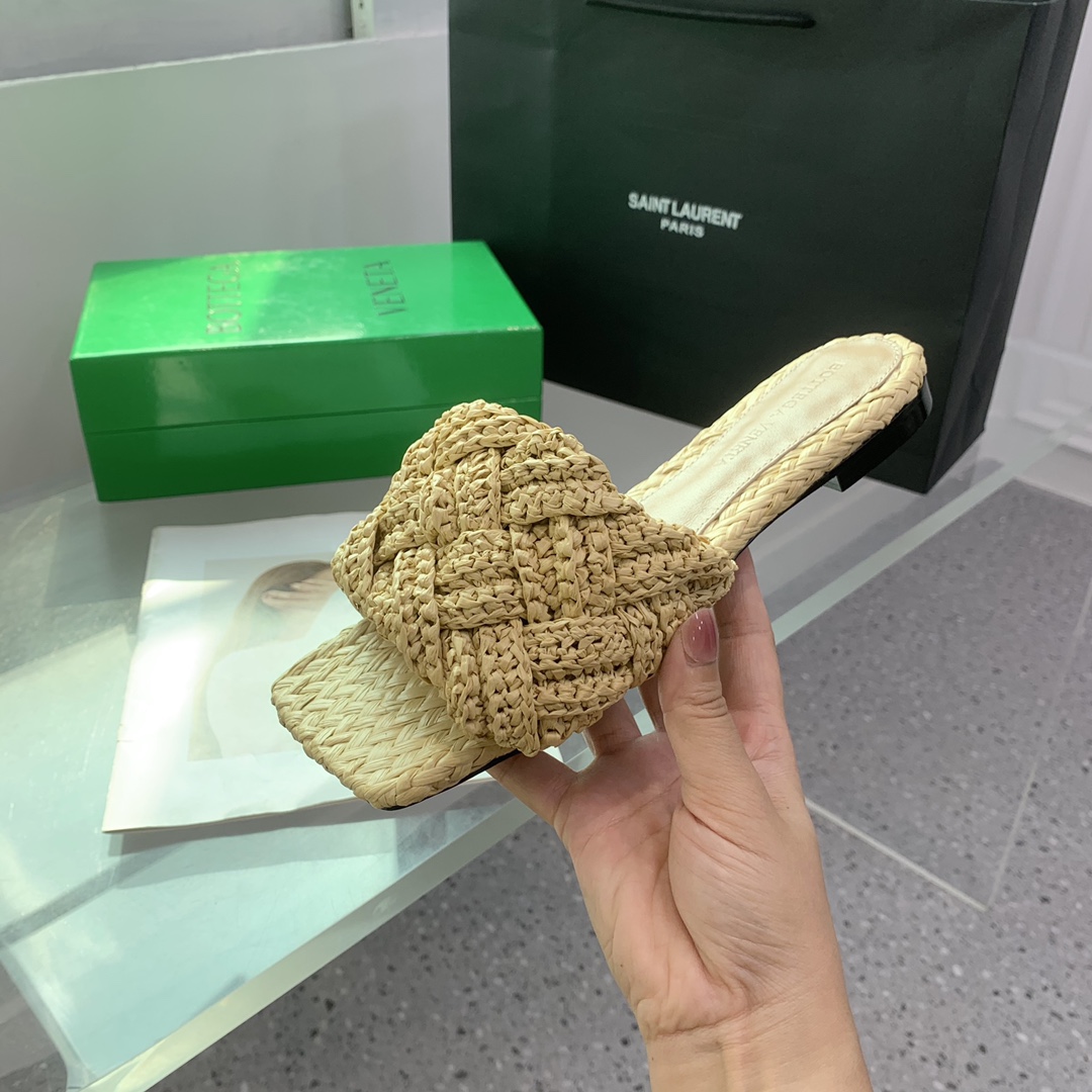 Bottega Veneta BV Butterfly Flat Shoes: Hand-Weaved Italian Leather Slippers, Comfortable and Stylish - 图片 6
