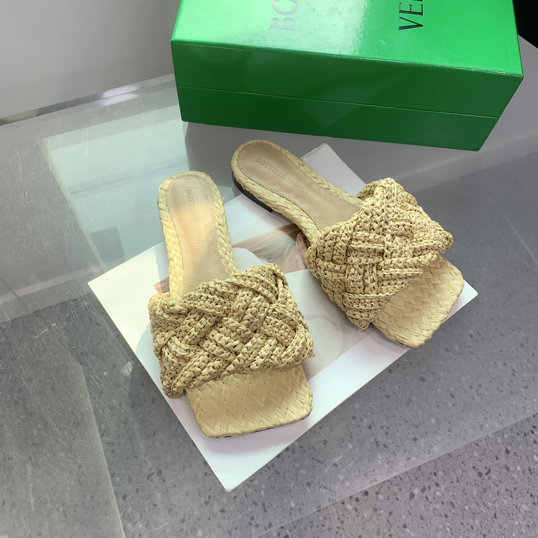 Bottega Veneta BV Butterfly Flat Shoes: Hand-Weaved Italian Leather Slippers, Comfortable and Stylish - 图片 2