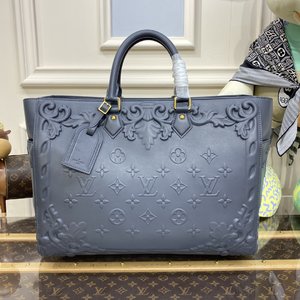 Louis Vuitton LV Sac Plat Cheap Bags Handbags Briefcase Replica 1:1 High Quality Grey White Men Cowhide M21841
