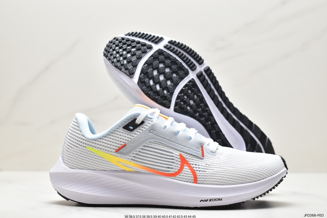 Nike Zoom Pegasus Moon Landing 40th Generation Series Mesh Breathable Cushioning Speed ??Running Shoes DV3854-102