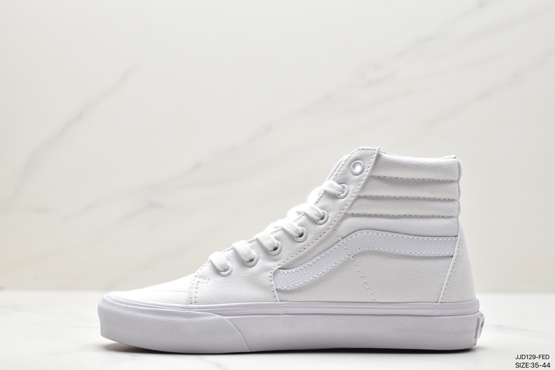 High-top Vans x Nintendo Sk8-Hi Slim pure white high-top men's and women's casual shoes