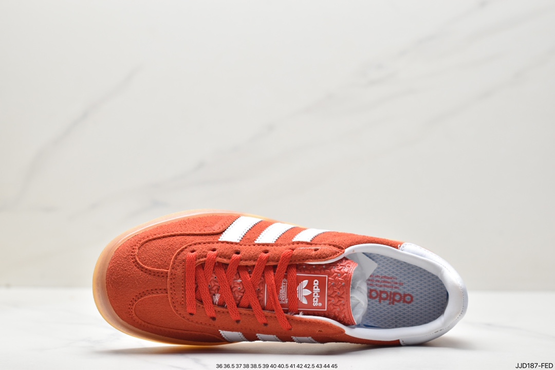 Adidas Originals Gazelle Indoor clover retro casual non-slip wear-resistant low-cut sneakers HQ8718