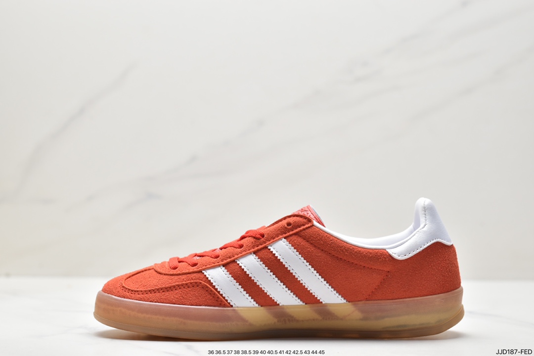 Adidas Originals Gazelle Indoor clover retro casual non-slip wear-resistant low-cut sneakers HQ8718