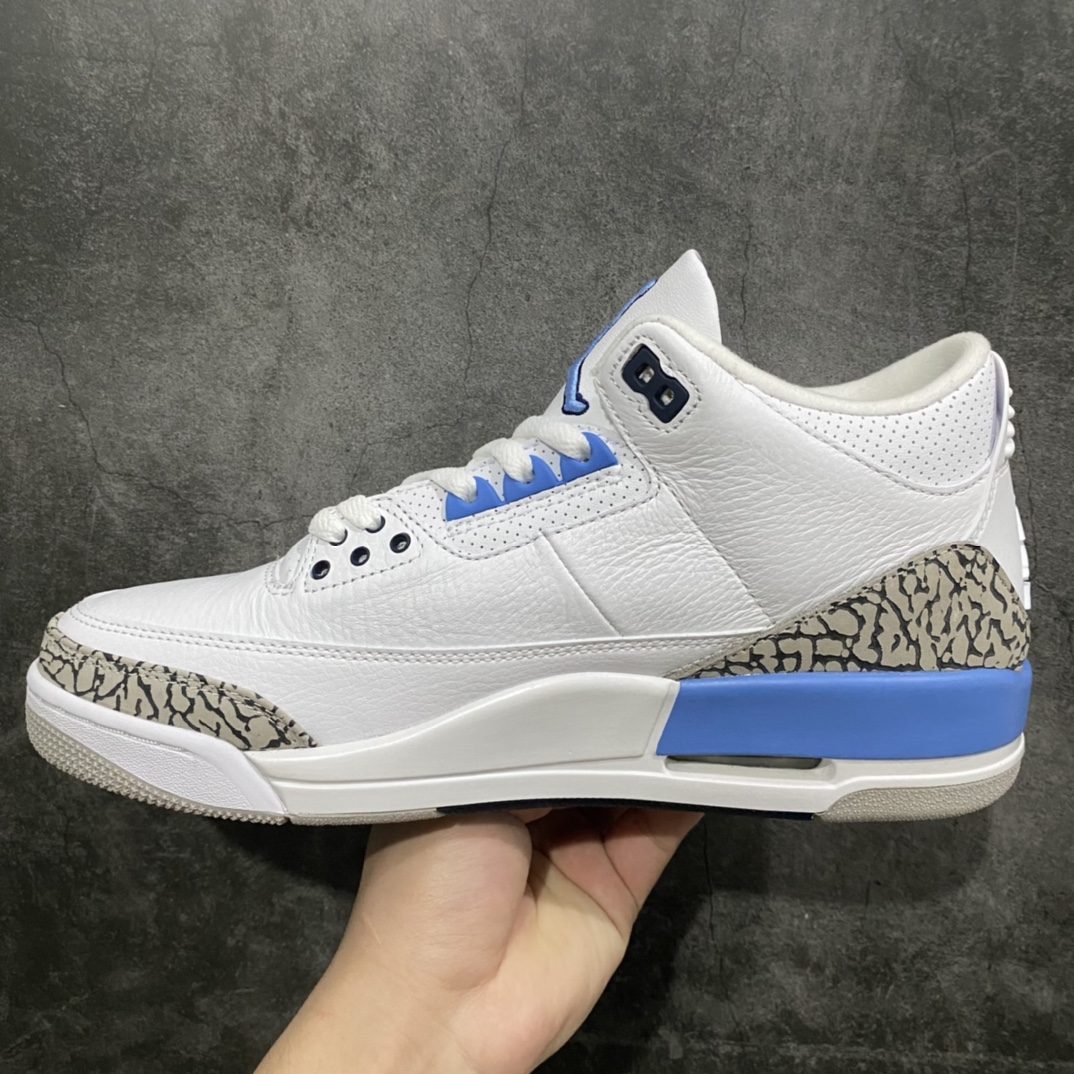 [OG Pure Original] Air Jordan AJ3 Retro ”Unc” North Carolina Blue CT8532-104