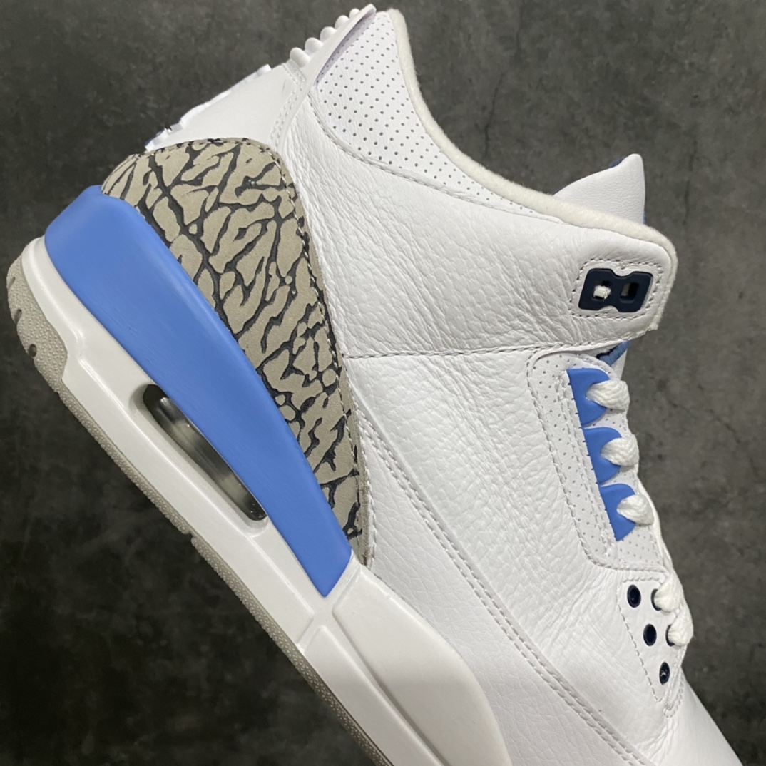 [OG Pure Original] Air Jordan AJ3 Retro ”Unc” North Carolina Blue CT8532-104