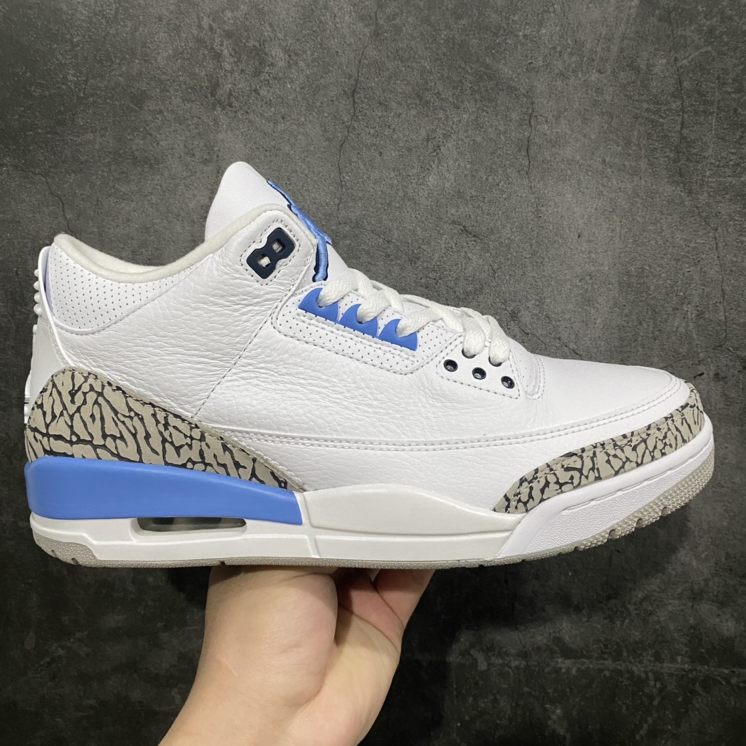 [OG Pure Original] Air Jordan AJ3 Retro ”Unc” North Carolina Blue CT8532-104