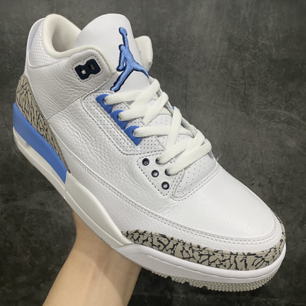 [OG Pure Original] Air Jordan AJ3 Retro ”Unc” North Carolina Blue CT8532-104