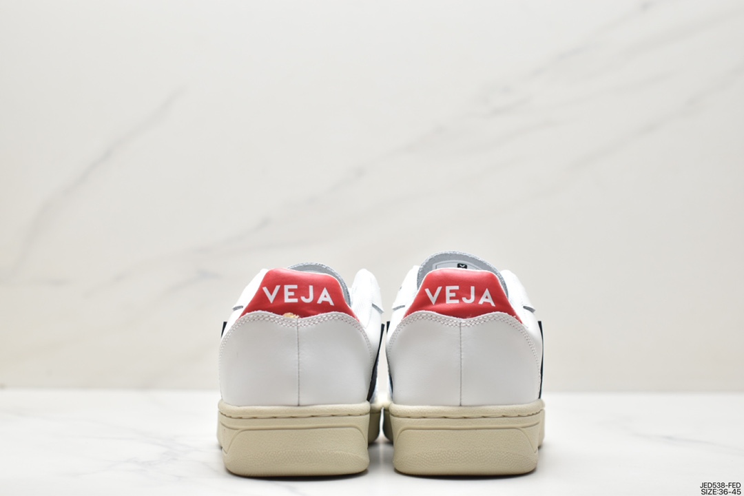 Ins popular French national V-shaped classic white sneakers Veja Leather Extra Sneake is a simple and versatile style for spring and summer