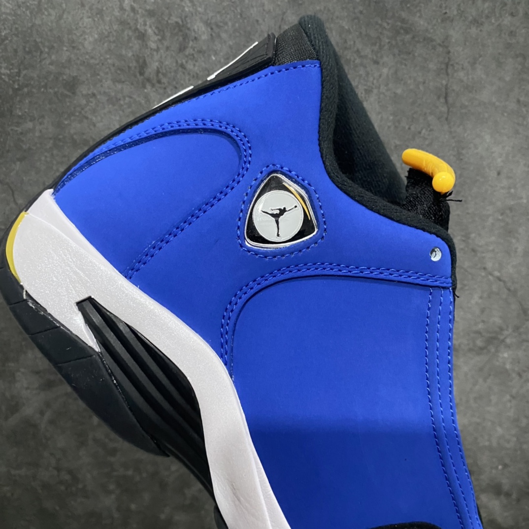 [God Edition] Air Jordan AJ14 “Laney” Laney White Black Blue 487441-407