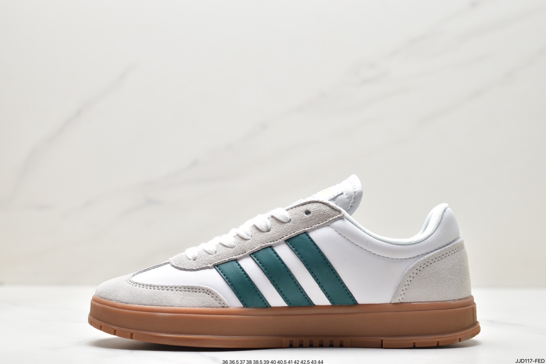 Adidas COURTIC clover retro men's and women's casual sports versatile campus sneakers FW7208