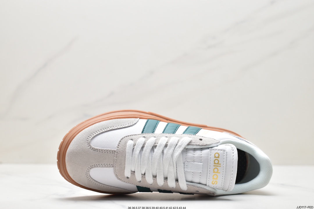 Adidas COURTIC clover retro men's and women's casual sports versatile campus sneakers FW7208