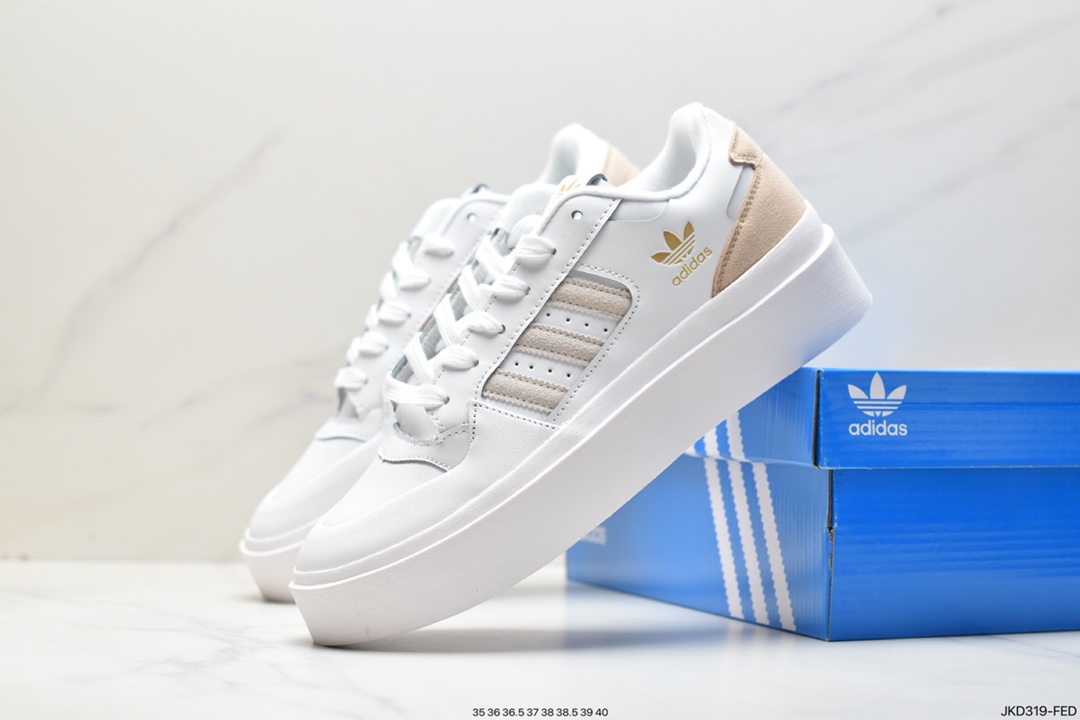 Adidas FORUM BONEGA W low-cut versatile trendy casual sports sneakers IG9678