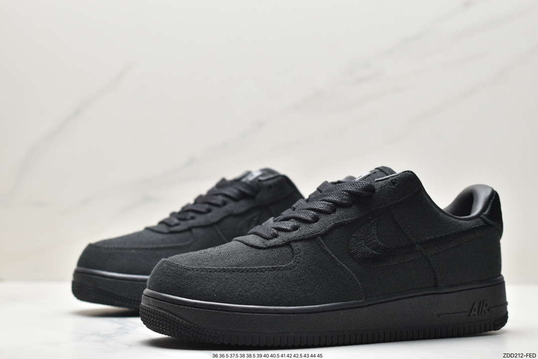230 Stussy x Air Force 1 Low 斯图西联名淡绿反光 CZ9084-001