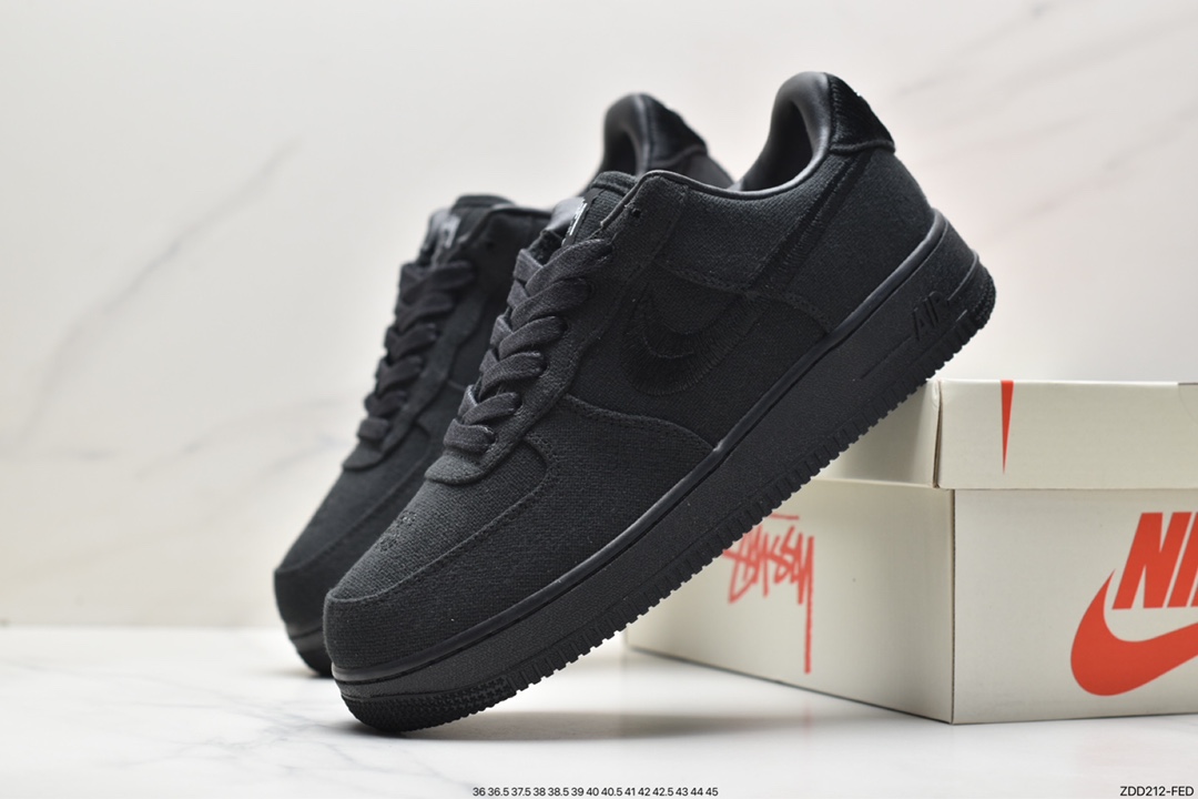230 Stussy x Air Force 1 Low 斯图西联名淡绿反光 CZ9084-001