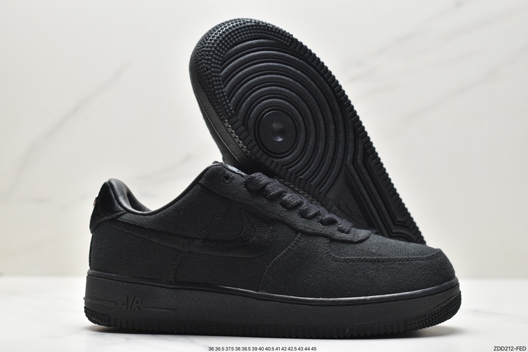 230 Stussy x Air Force 1 Low 斯图西联名淡绿反光 CZ9084-001