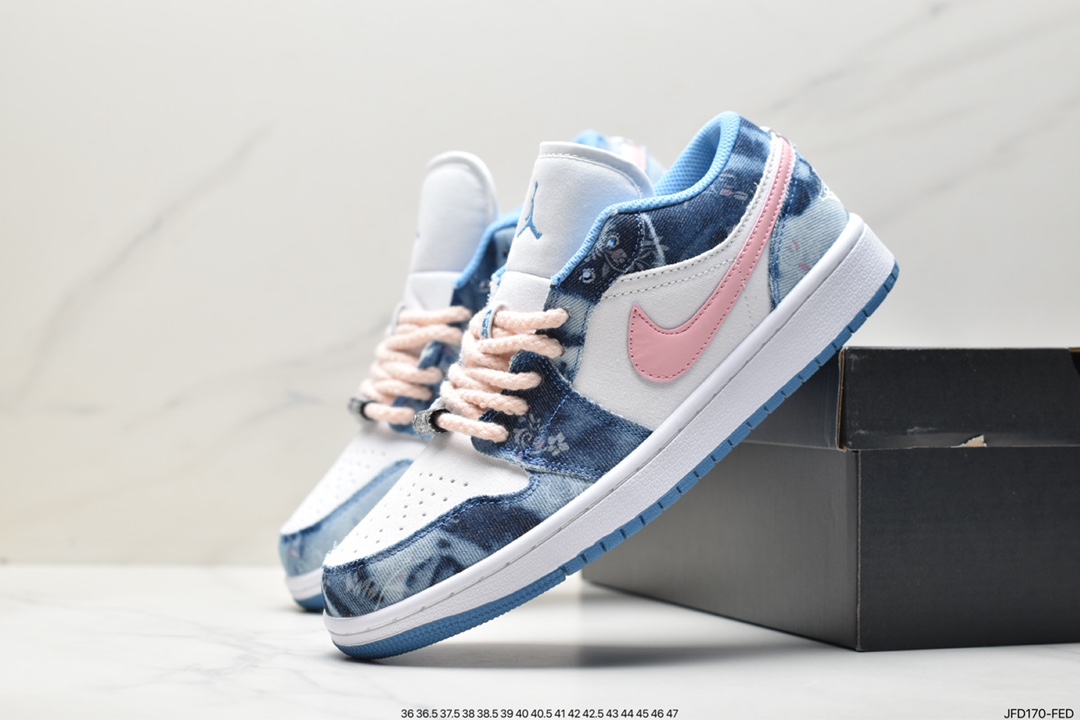 Nike Air Jordan 1 Low GS ”Light Arctic Pink” AJ1 Jordan generation low-top basketball shoes DM8947-100