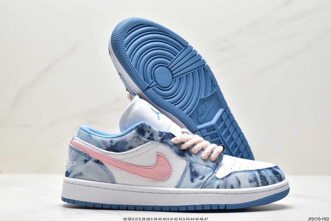 Nike Air Jordan 1 Low GS ”Light Arctic Pink” AJ1 Jordan generation low-top basketball shoes DM8947-100