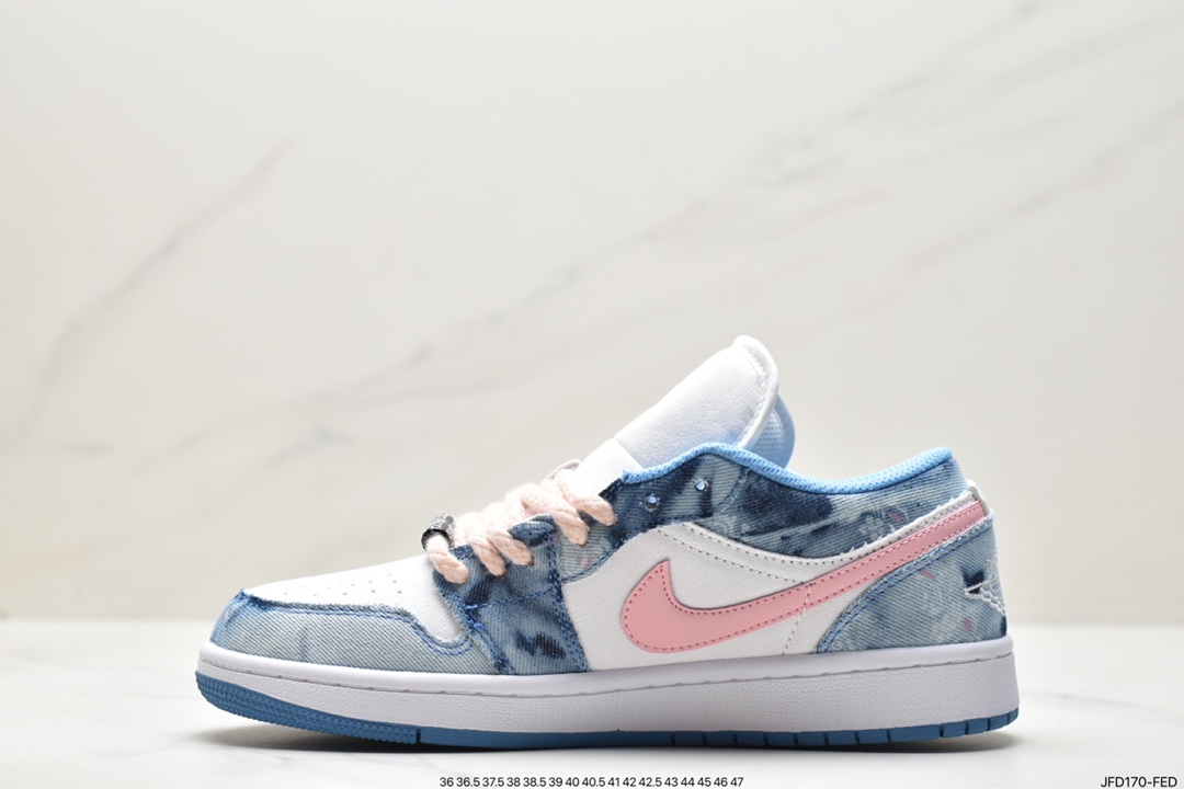 Nike Air Jordan 1 Low GS ”Light Arctic Pink” AJ1 Jordan generation low-top basketball shoes DM8947-100