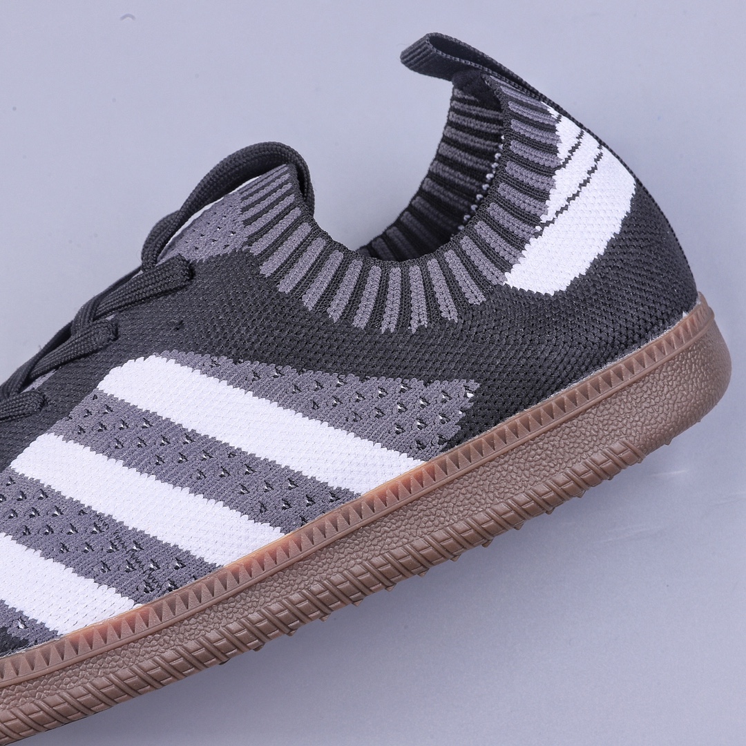 Adidas Samba Primeknit Sock ”White/Black” Samba series sock-style moral training sneakers ”knitted black and white caramel bottom” CQ2218