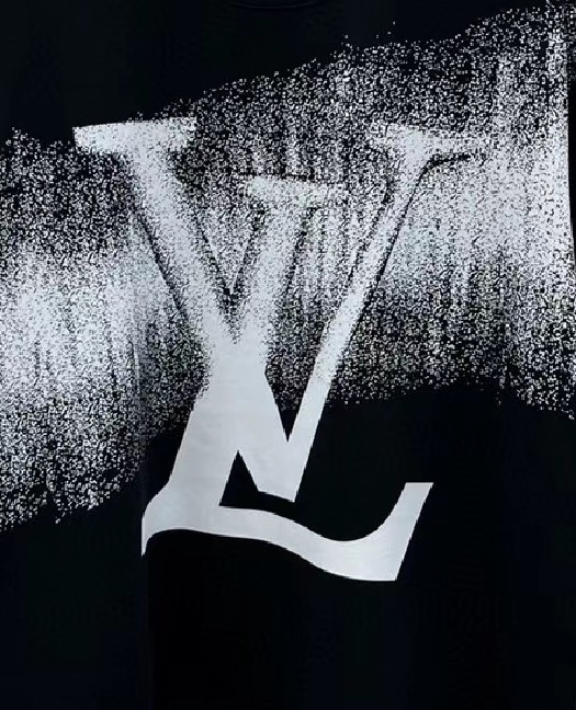 Louis Vuitton/路易威登 涂鸦渐变短袖T恤黑色