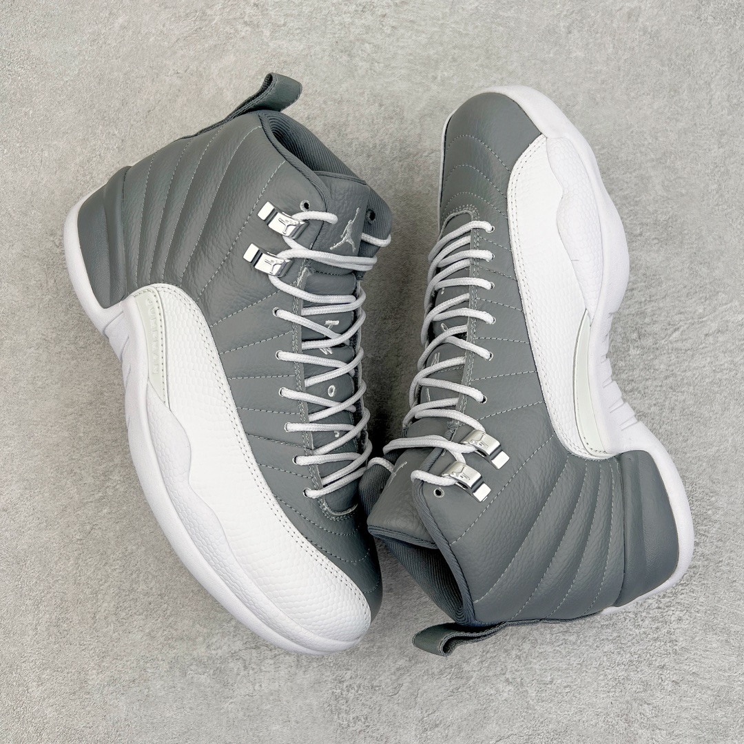 图片[3]-零售💰320 ＃JH外贸版 Air Jordan AJ12 Retro 白灰 货号：CT8013-015 原楦原纸板开发 原汁原味12代鞋型 进口头层皮料 用料绝不含糊 原盒原配 平台外单特供 极限压缩成本 最直接的单价 独家供应开发至49码 SIZE：40 40.5 41 42 42.5 43 44 44.5 45 45.5 46 47.5 48 49 编码：Xby3936020-运动鞋