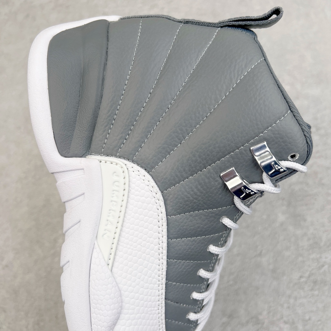 图片[6]-零售💰320 ＃JH外贸版 Air Jordan AJ12 Retro 白灰 货号：CT8013-015 原楦原纸板开发 原汁原味12代鞋型 进口头层皮料 用料绝不含糊 原盒原配 平台外单特供 极限压缩成本 最直接的单价 独家供应开发至49码 SIZE：40 40.5 41 42 42.5 43 44 44.5 45 45.5 46 47.5 48 49 编码：Xby3936020-运动鞋