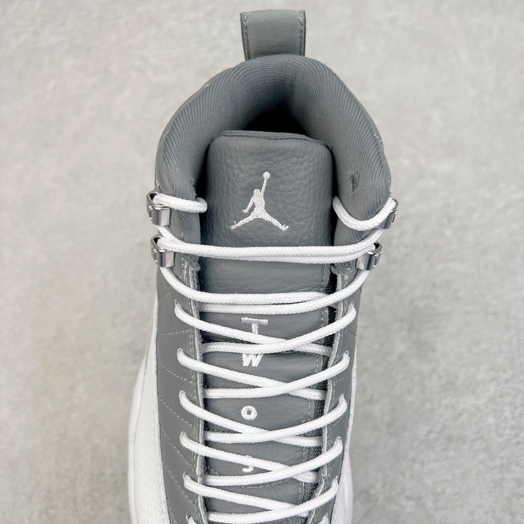 图片[5]-零售💰320 ＃JH外贸版 Air Jordan AJ12 Retro 白灰 货号：CT8013-015 原楦原纸板开发 原汁原味12代鞋型 进口头层皮料 用料绝不含糊 原盒原配 平台外单特供 极限压缩成本 最直接的单价 独家供应开发至49码 SIZE：40 40.5 41 42 42.5 43 44 44.5 45 45.5 46 47.5 48 49 编码：Xby3936020-运动鞋