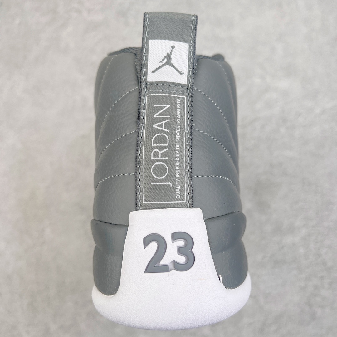 图片[8]-零售💰320 ＃JH外贸版 Air Jordan AJ12 Retro 白灰 货号：CT8013-015 原楦原纸板开发 原汁原味12代鞋型 进口头层皮料 用料绝不含糊 原盒原配 平台外单特供 极限压缩成本 最直接的单价 独家供应开发至49码 SIZE：40 40.5 41 42 42.5 43 44 44.5 45 45.5 46 47.5 48 49 编码：Xby3936020-运动鞋