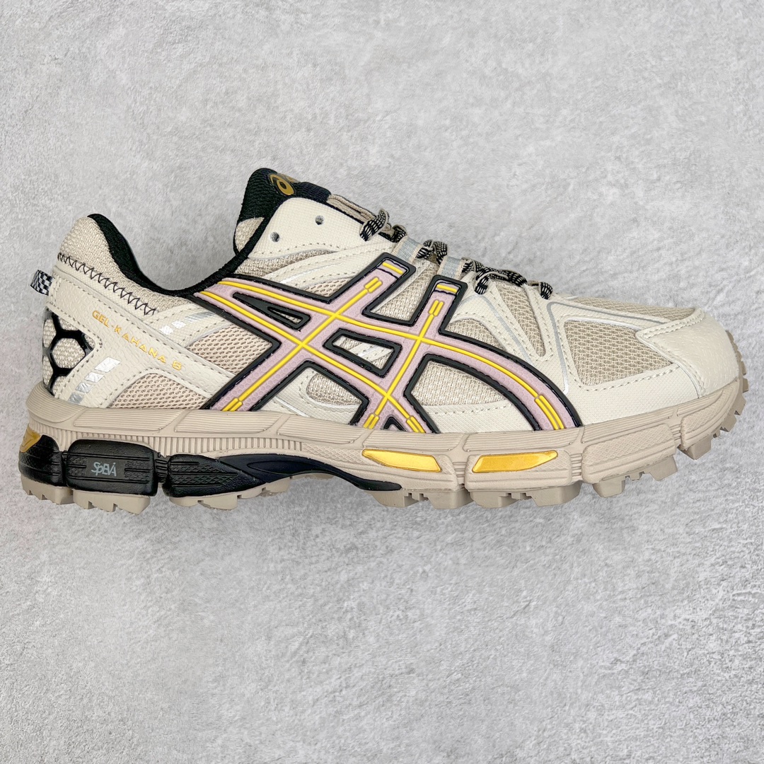 图片[5]-💰160 ASICS GEL-KAHANA K8 亚瑟士越野跑步鞋抓地稳定运动鞋缓震耐磨跑鞋 GEL-KAHANA系列为实用级越野跑鞋 融合机能和户外潮流强势回归 核心科技GEL内置于后跟 配合SPEVA弹性中底 减轻落地时地面对脚部的冲击力 中底内侧DYNAMIC DUOMAX 双密度防倾斜装置和中足补强结构 以及后跟几何形状构造 多方面支撑保护 AHAR耐磨橡胶大底 配合沟槽纹路设计 增强抓地力 后足GEL缓冲系统 减轻冲击时的冲击 实现平稳过渡 Trusstic系统 减少鞋底的重量 同时保留了鞋子结构的完整性 尺码：36 37 38 39 39.5 40 40.5 41.5 42 42.5 43.5 44 45 编码：Xby2936030-运动鞋