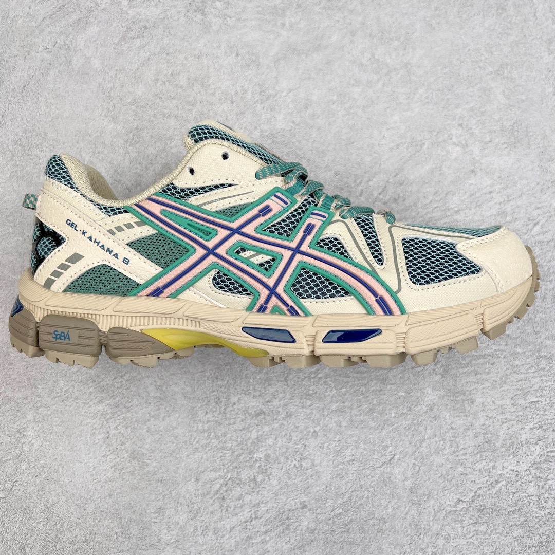 图片[4]-💰160 ASICS GEL-KAHANA K8 亚瑟士越野跑步鞋抓地稳定运动鞋缓震耐磨跑鞋 GEL-KAHANA系列为实用级越野跑鞋 融合机能和户外潮流强势回归 核心科技GEL内置于后跟 配合SPEVA弹性中底 减轻落地时地面对脚部的冲击力 中底内侧DYNAMIC DUOMAX 双密度防倾斜装置和中足补强结构 以及后跟几何形状构造 多方面支撑保护 AHAR耐磨橡胶大底 配合沟槽纹路设计 增强抓地力 后足GEL缓冲系统 减轻冲击时的冲击 实现平稳过渡 Trusstic系统 减少鞋底的重量 同时保留了鞋子结构的完整性 尺码：36 37 38 39 39.5 40 40.5 41.5 42 42.5 43.5 44 45 编码：Xby2936030-运动鞋