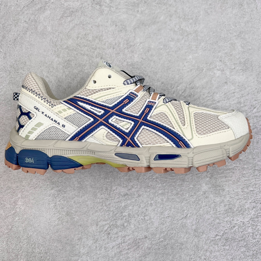 图片[5]-💰160 ASICS GEL-KAHANA K8 亚瑟士越野跑步鞋抓地稳定运动鞋缓震耐磨跑鞋 GEL-KAHANA系列为实用级越野跑鞋 融合机能和户外潮流强势回归 核心科技GEL内置于后跟 配合SPEVA弹性中底 减轻落地时地面对脚部的冲击力 中底内侧DYNAMIC DUOMAX 双密度防倾斜装置和中足补强结构 以及后跟几何形状构造 多方面支撑保护 AHAR耐磨橡胶大底 配合沟槽纹路设计 增强抓地力 后足GEL缓冲系统 减轻冲击时的冲击 实现平稳过渡 Trusstic系统 减少鞋底的重量 同时保留了鞋子结构的完整性 尺码：36 37 38 39 39.5 40 40.5 41.5 42 42.5 43.5 44 45 编码：Xby2936030-运动鞋